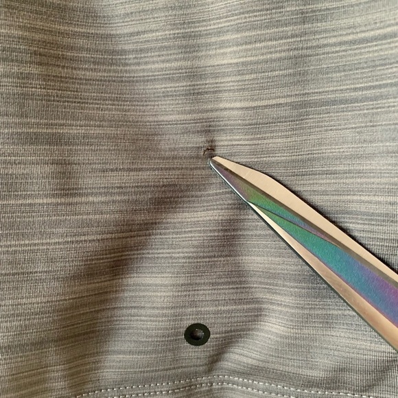 Hang Ten Heather Gray Long Sleeve Sun Tee UPF 50+ Quick Dry Size Large - Picture 9 of 10